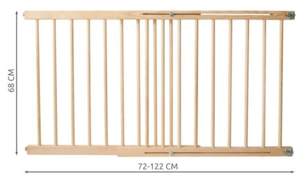 Bramka zabezpieczająca do drzwi 72-122 cm - obrazek 9