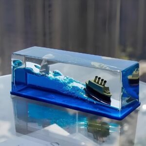 Zabawka antystresowa Niezatapialny statek Titanic 145x50x52 mm