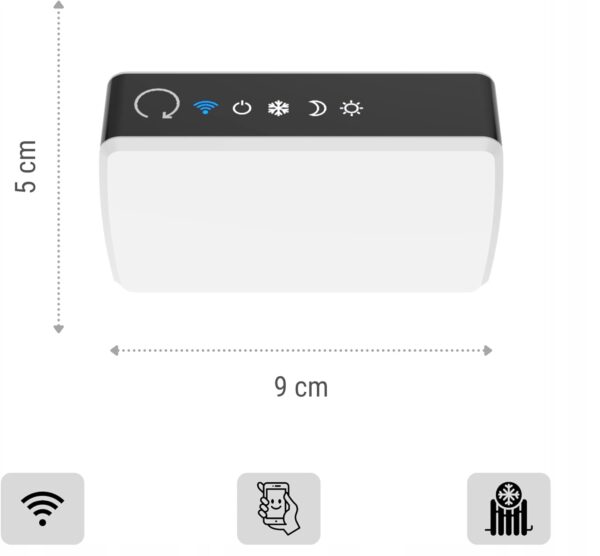 Przenośny kontroler temperatury elektryczny Konyks eCosy WiFi, 1 szt - obrazek 2