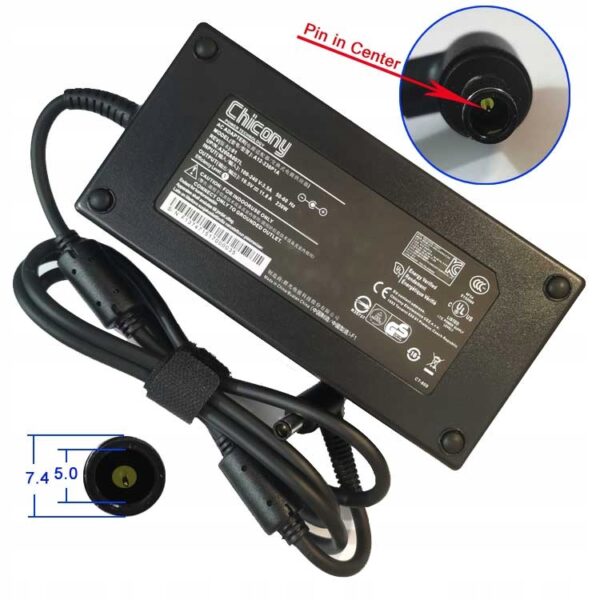 Zasilacz CHICONY A17-180P1A 180 W do laptopa Acer 19,5 V 9,23 A 180 W - obrazek 5