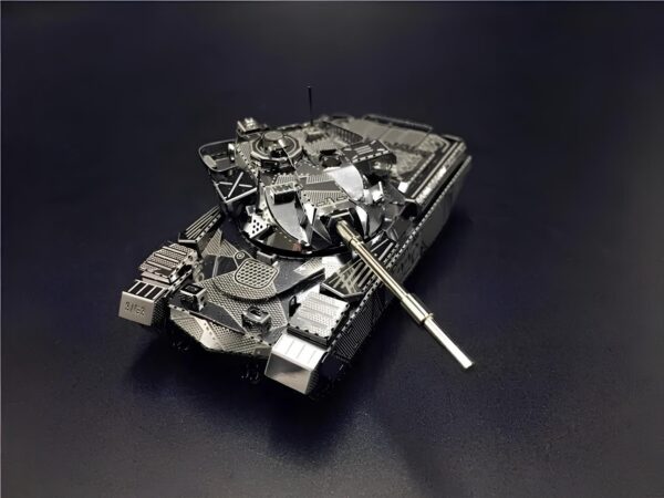 Czołg DIY 3D metalowy zestaw Chieftain MK50 1:100 model kolekcjonerski do składania prezent dla fana - obrazek 2