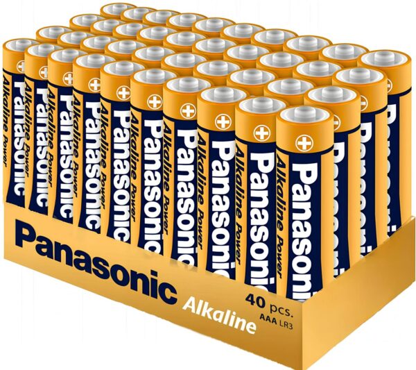 40x najmocniejsze baterie alkaliczne Panasonic Power LR03 AAA - obrazek 3