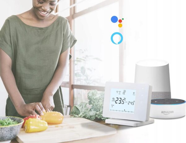 używany Termostat Beok Wifi do kotła gazowego, regulatorem temperatury 220V - obrazek 3