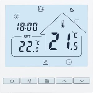 Inteligentny termostat Beok Tuya ścienny Wi-FiAlexa, Google TOL47WIFI-WPB