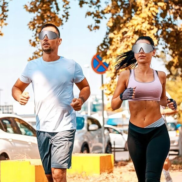 Okulary sportowe JUNDINGYUN z 5 wymiennymi soczewkami, 100% UV - obrazek 4
