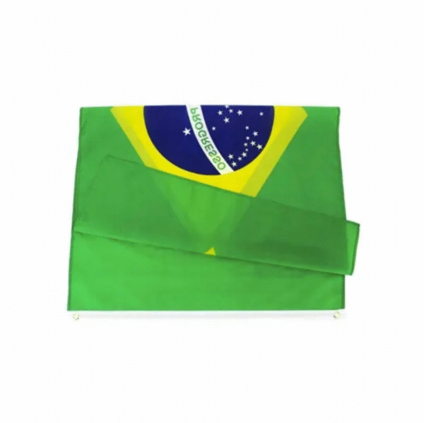 Flaga Brazylii 150x90 cm poliester idealna na wydarzenia sportowe i dekoracje - obrazek 2