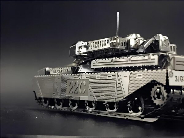 Czołg DIY 3D metalowy zestaw Chieftain MK50 1:100 model kolekcjonerski do składania prezent dla fana - obrazek 6
