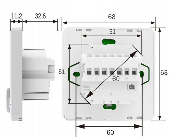 Termostat EZAIoT EZ-R7C.723-WH WiFi dla kotła wodnego/gazowego - obrazek 2