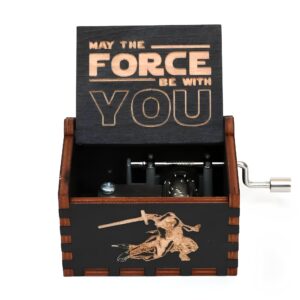 Pozytywka Gwiezdne Wojny Star Wars ręczna pozytywka z melodią dla fanów serii i kolekcjonerów