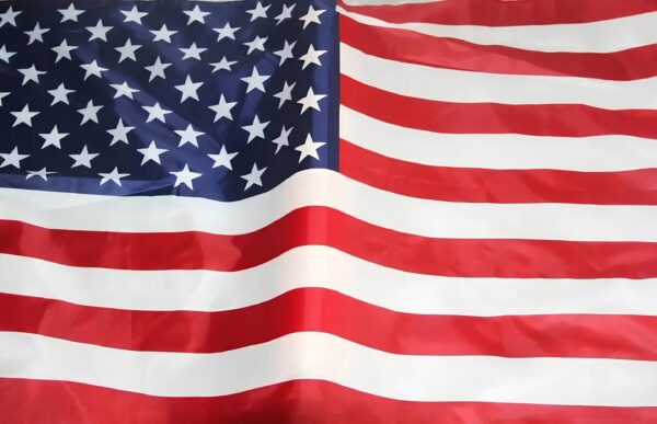 Flaga amerykańska 150x90 cm Flaga USA dekoracyjna flaga z wytrzymałego materiału - obrazek 2