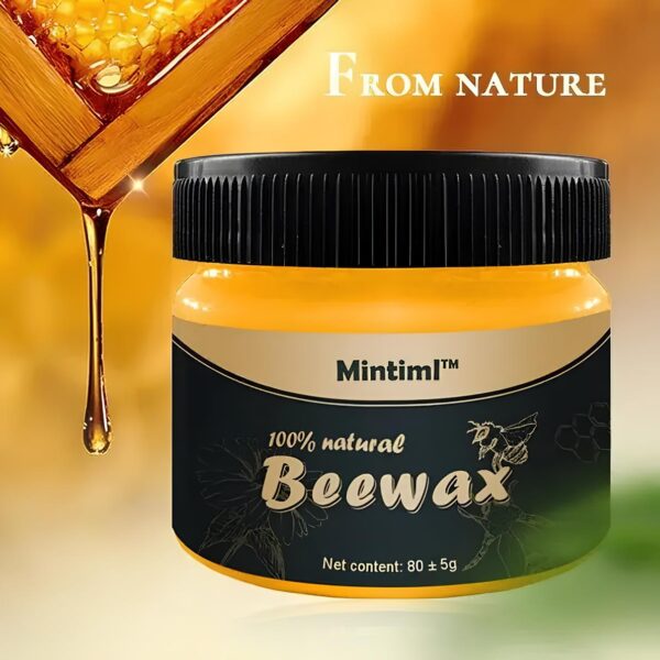 Wosk do polerowania drewna mebli pszczeli Beewax naturalny środek do renowacji - obrazek 3