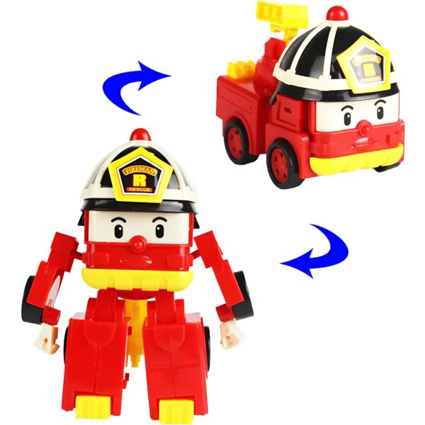 Zestaw figurek Robocar Poli Samochodziki-transformery Robocar Poli 4 szt Figurki do zabawy Robocar Poli - obrazek 4