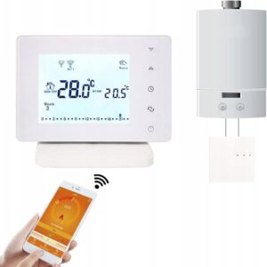 używany Termostat Beok Wifi do kotła gazowego, regulatorem temperatury 220V