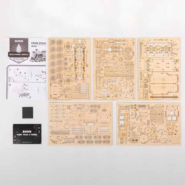 Puzzle 3D Robotime 3D Ciężarówka 286 części drewniany model do składania - obrazek 2