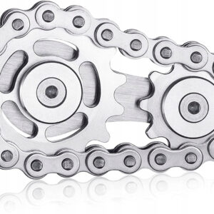 Fidget Spinner Koło Łańcuchowe Koło Zamachowe antystresowa zabawka z łożyskiem metalowa konstrukcja i płynny ruch