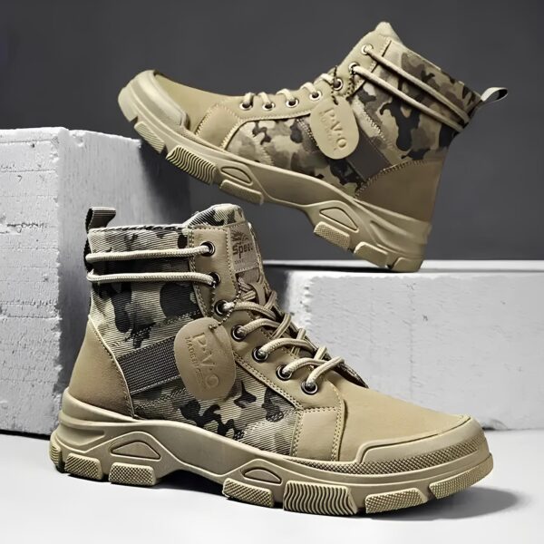 Buty taktyczne, buty za kostkę, rozmiar 42 khaki (26,5cm na 41) - obrazek 2