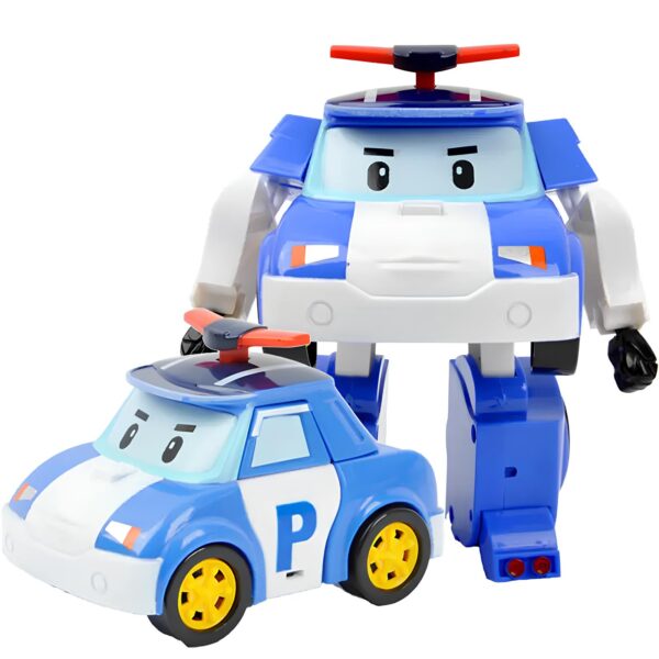 Zestaw figurek Robocar Poli Samochodziki-transformery Robocar Poli 4 szt Figurki do zabawy Robocar Poli - obrazek 3