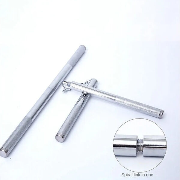 Nunchaku ze stali nierdzewnej, składane 55 cm treningowe nunchaku sztuki walki - obrazek 4