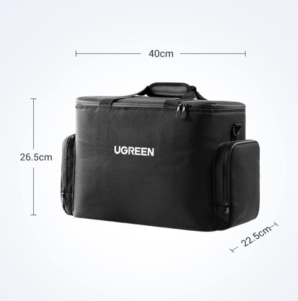 Torba UGREEN do przenośnej elektrowni PowerRoam 600, czarna - obrazek 2
