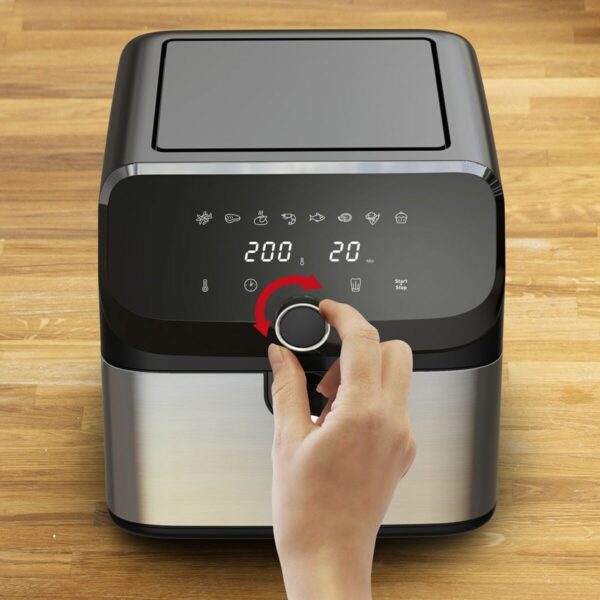 Frytkownica na gorące powietrze Tefal EY855D10 Czarny 7,5 L - obrazek 6