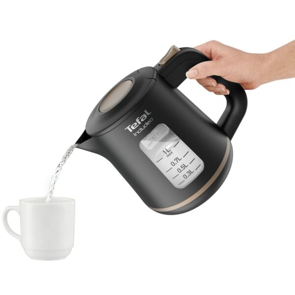 Czajnik Tefal KI5338 Czarny Plastikowy 2400 W 1 L - obrazek 7