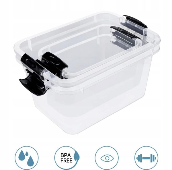 Pojemniki plastikowe Greentainer, bez bisfenolu A, 8 szt. - obrazek 3