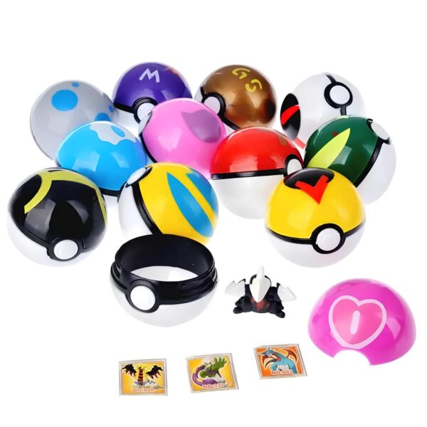 Zestaw figurek Pokemon Go 12 szt małe figurki  do zabawy lub kolekcjonowania - obrazek 2