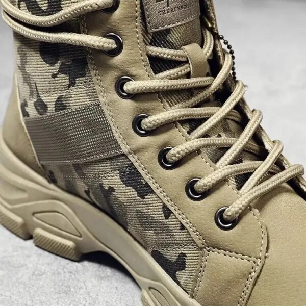 Buty taktyczne, buty za kostkę, rozmiar 44 khaki (27,5cm na 43) - obrazek 7