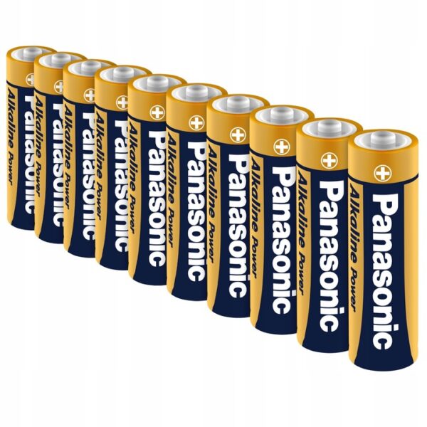 40x najmocniejsze baterie alkaliczne Panasonic Power LR6 AA, ważność 10 lat - obrazek 2