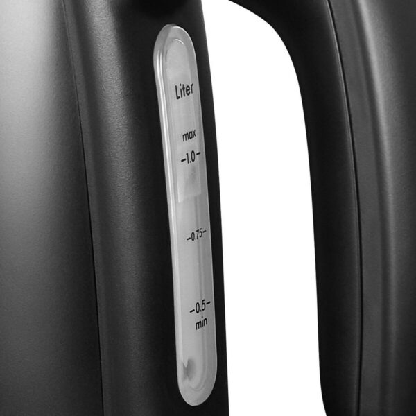 Czajnik Melitta PRIME AQUA MINI BLACK EDITION 1 Czarny Stal nierdzewna plástico,acero inoxidable 2200 W 1,7 L - obrazek 4