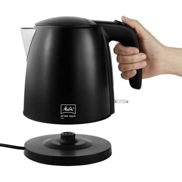 Czajnik Melitta PRIME AQUA MINI BLACK EDITION 1 Czarny Stal nierdzewna plástico,acero inoxidable 2200 W 1,7 L - obrazek 5