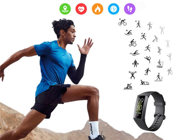 Zegarek fitness Findtime, tonometr, śledzenie snu, monitor pracy serca - obrazek 6