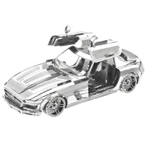 Samochód DIY 3D metalowy zestaw modeli do układania model samochodu do składania
