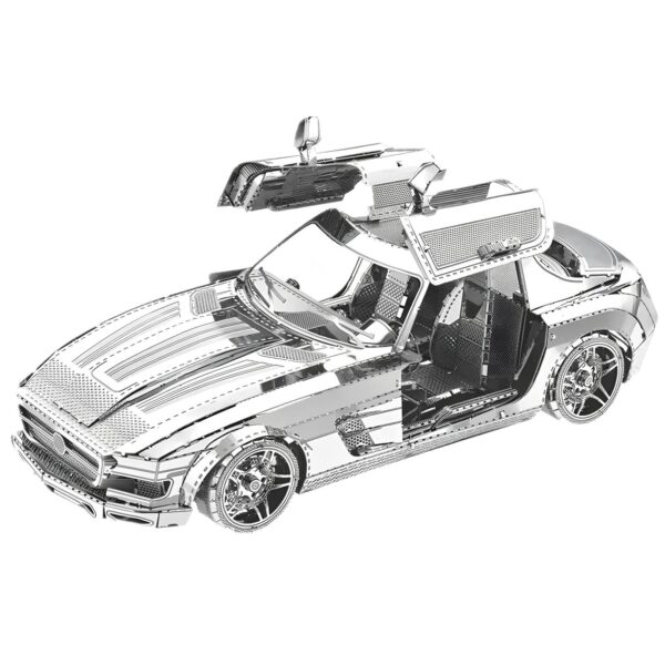 Samochód DIY 3D metalowy zestaw modeli do układania model samochodu do składania
