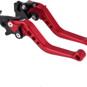 Dźwignia hamulca motocyklowego Keenso 1 para uniwersalna 7/8" 22mm czerwona