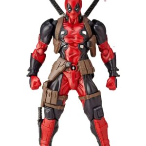 Figurka ruchoma DeadPool 15cm zestaw akcesoria ruchoma figurka z bronią i dodatkami, kolekcjonerska zabawka