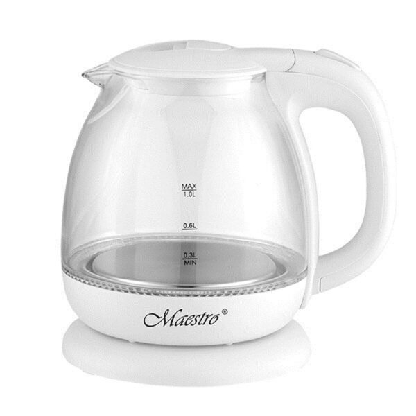 Czajnik Feel Maestro MR-055 Biały Szkło 1100 W 1 L - obrazek 5