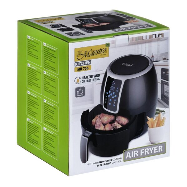 Frytkownica na gorące powietrze Feel Maestro MR-756 Czarny 1300 W 3,7 L - obrazek 6