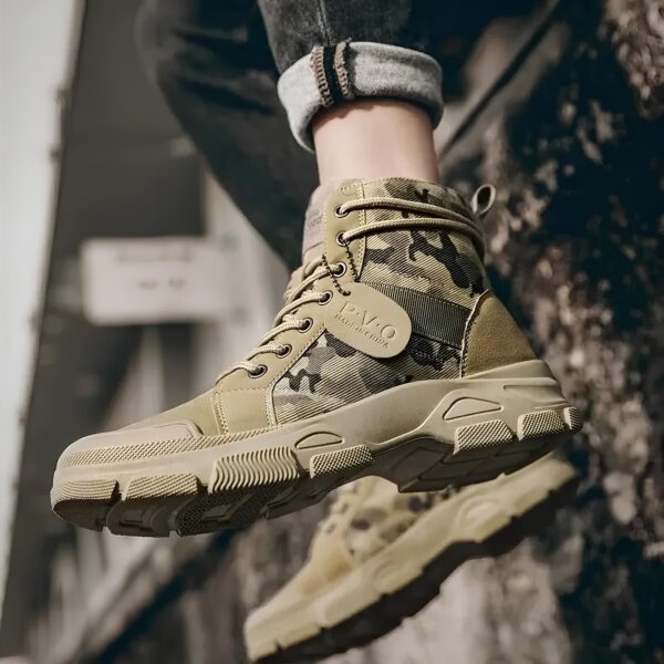 Buty taktyczne, buty za kostkę, rozmiar 42 khaki (26,5cm na 41) - obrazek 8