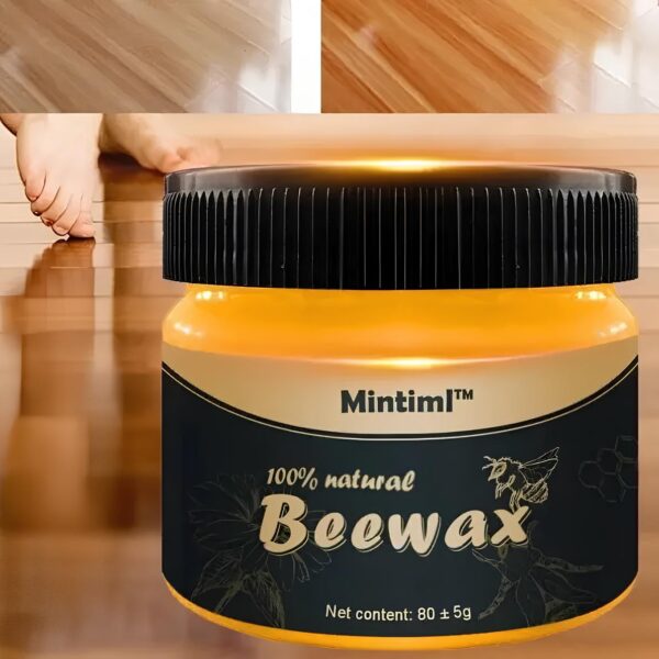 Wosk do polerowania drewna mebli pszczeli Beewax naturalny środek do renowacji - obrazek 2