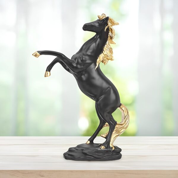 Figurka czarnego konia 295 mm - obrazek 4