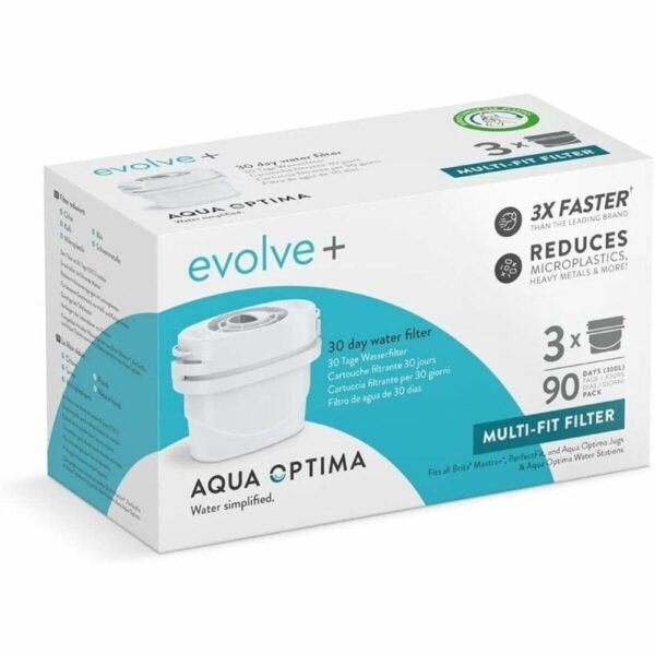 Filtr do Dzbanka Filtrującego Aqua Optima STEPS319 Biały Plastikowy