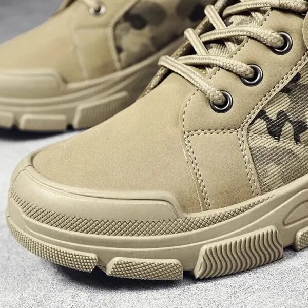 Buty taktyczne, buty za kostkę, rozmiar 44 khaki (27,5cm na 43) - obrazek 4