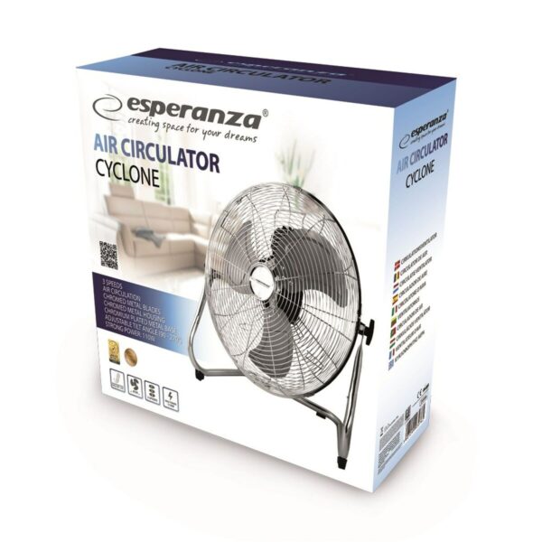 Wentylator podłogowy Esperanza EHF006 Chromu 110 W