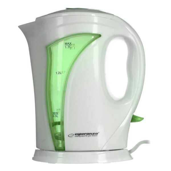 Czajnik Esperanza EKK018G  Biały Kolor Zielony Wielokolorowy Plastikowy 2200 W 1,7 L - obrazek 4
