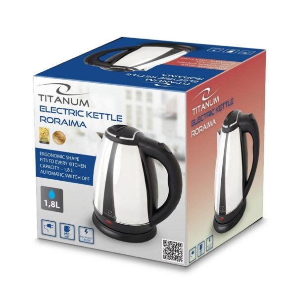 Czajnik Esperanza TKK102S Szary Stal nierdzewna Plastikowy 1800 W 1,8 L - obrazek 4