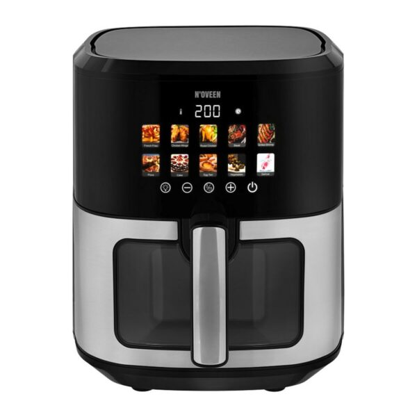 Frytkownica na gorące powietrze N'oveen AF770 Czarny Srebrzysty 1700 W 6,5 L