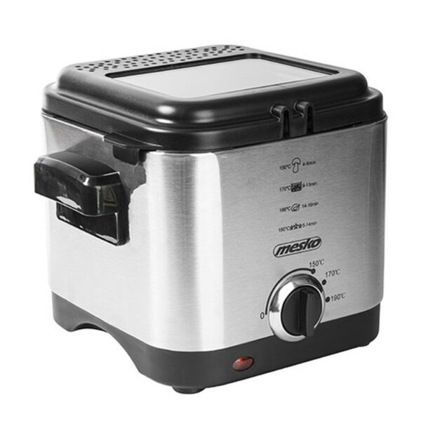 Frytkownica Mesko MS 4910 Czarny Srebrzysty 900 W 1,5 L - obrazek 3