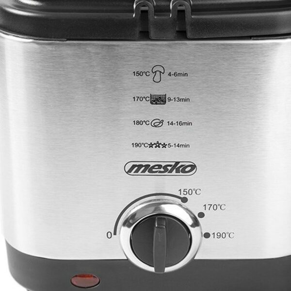 Frytkownica Mesko MS 4910 Czarny Srebrzysty 900 W 1,5 L - obrazek 4