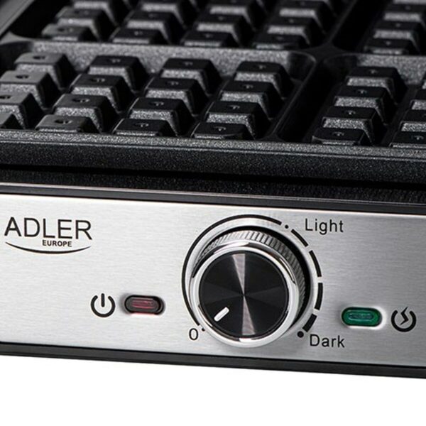 Gofrownica Adler AD 3083 Czarny Srebrzysty 1800 W - obrazek 5